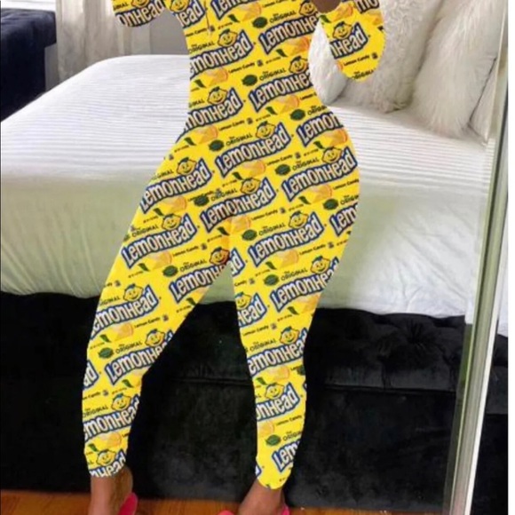 Women’s onesie lemon head - Picture 2 of 2